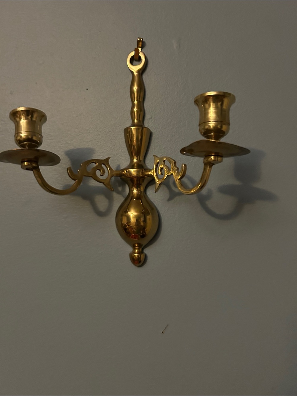 Brass Wall Sconces - PAIR Gold Finish Brass
Beautiful Set z 9”x9” Price is Firm!